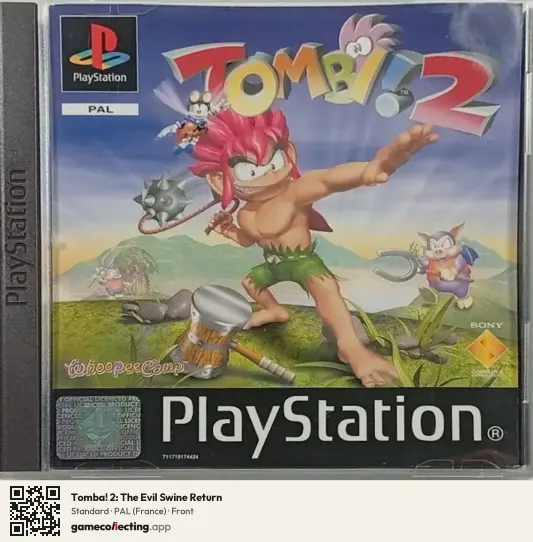 Tomba! 2: The Evil Swine Return PlayStation, France box front