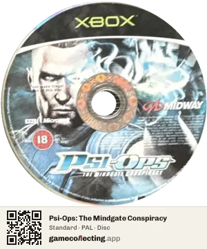 Psi-Ops: The Mindgate Conspiracy Xbox, PAL disc
