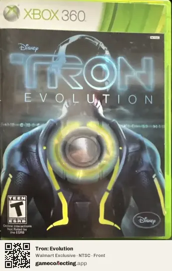 Tron: Evolution Xbox 360, NTSC box front