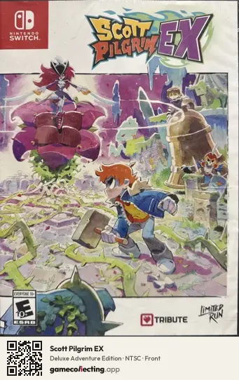 Scott Pilgrim EX Nintendo Switch, NTSC box front