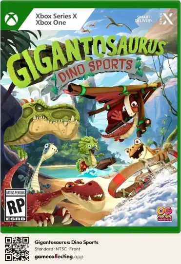 Gigantosaurus: Dino Sports Xbox Series X, NTSC box front