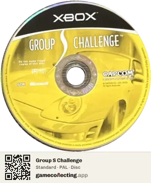Group S Challenge Xbox, PAL disc