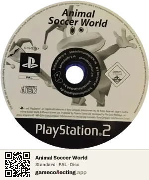Animal Soccer World PlayStation 2, PAL disc