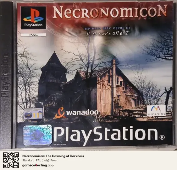 Necronomicon: The Dawning of Darkness PlayStation, Italy box front