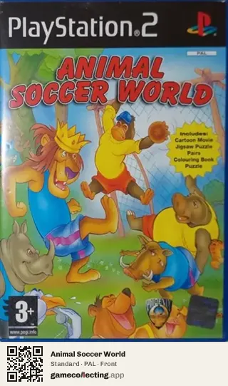 Animal Soccer World PlayStation 2, PAL box front