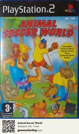 Animal Soccer World PlayStation 2, PAL box front