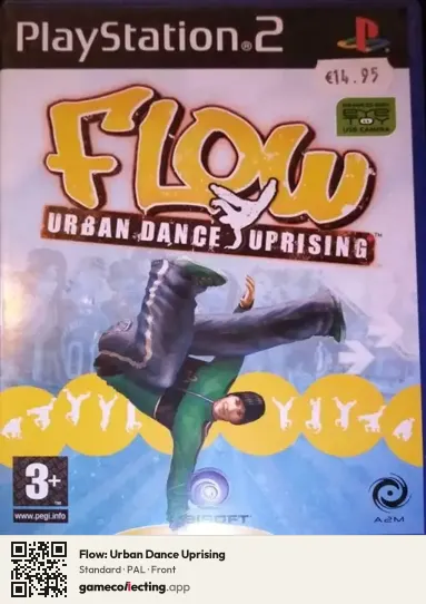 Flow: Urban Dance Uprising PlayStation 2, PAL box front