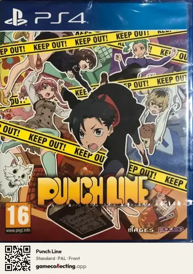 Punch Line PlayStation 4, PAL box front