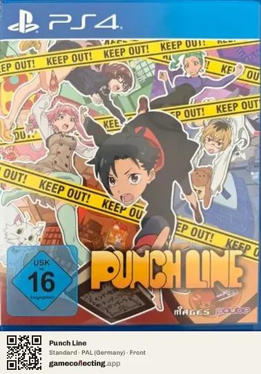 Punch Line PlayStation 4, Germany box front