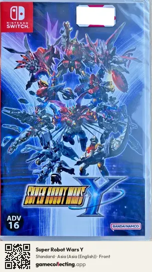 Super Robot Wars Y Nintendo Switch, Asia (English) box front