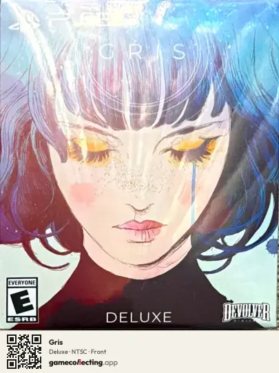 Gris PlayStation 5, NTSC box front