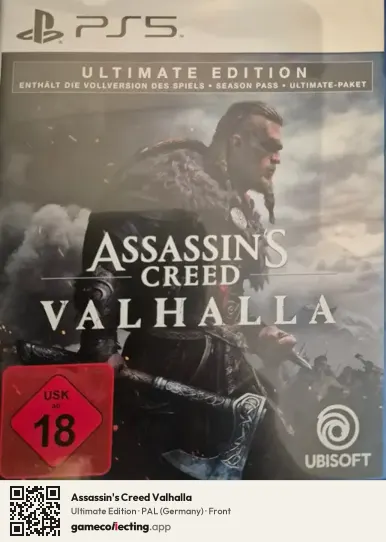 Assassin's Creed Valhalla PlayStation 5, Germany box front
