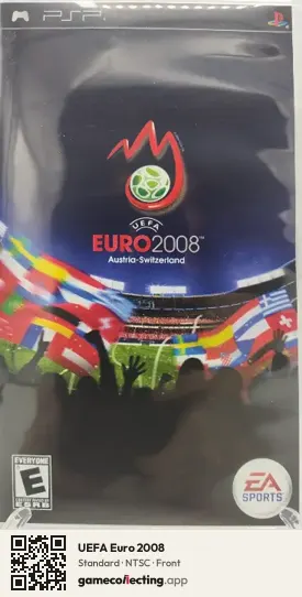UEFA Euro 2008 PlayStation Portable, NTSC box front