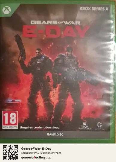 Gears of War: E-Day Xbox Series X, Germany box front