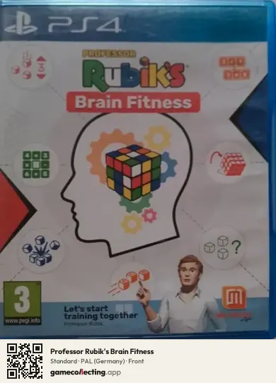 Professor Rubik's Brain Fitness PlayStation 4, Germany box front