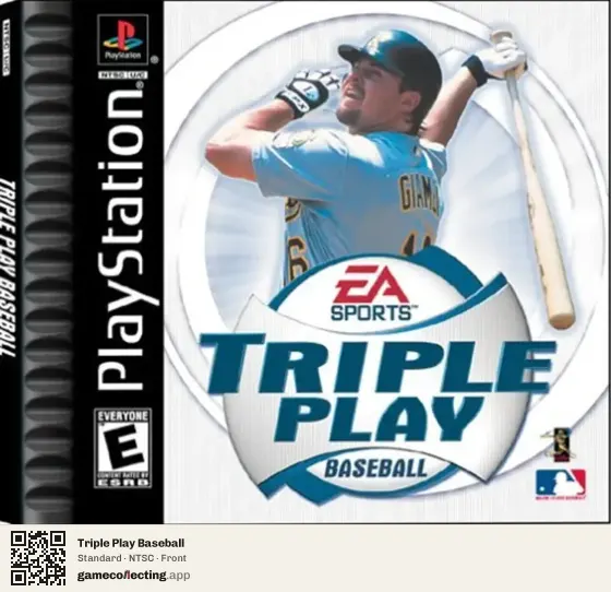 Triple Play Baseball PlayStation, NTSC box front