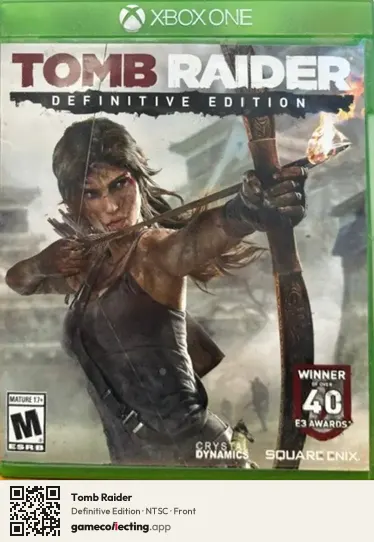 Tomb Raider Xbox One, NTSC box front
