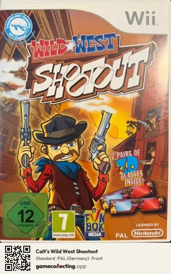 Colt's Wild West Shootout Nintendo Wii, Germany box front