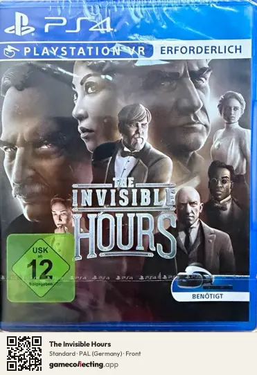 The Invisible Hours PlayStation 4, Germany box front