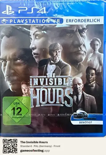 The Invisible Hours PlayStation 4, Germany box front
