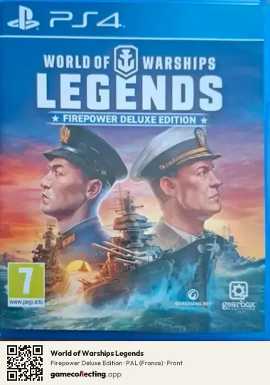 World of Warships Legends PlayStation 4, France box front
