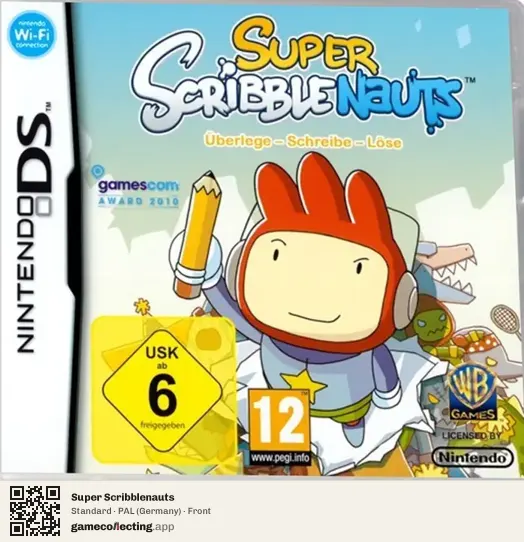Super Scribblenauts Nintendo DS, Germany box front