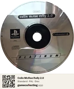Colin McRae Rally 2.0 PlayStation, PAL disc