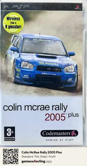 Colin McRae Rally 2005 Plus PlayStation Portable, Italy box front
