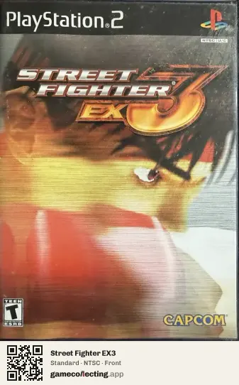 Street Fighter EX3 PlayStation 2, NTSC box front