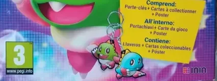 Bubble Bobble 4 Friends, the PEGI square on its front