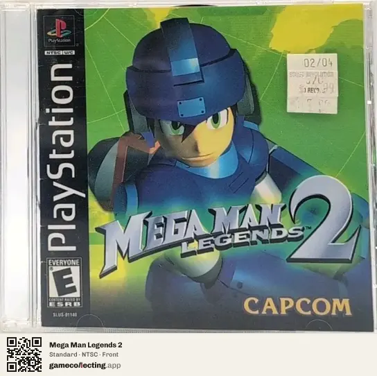 Mega Man Legends 2 PlayStation, NTSC box front