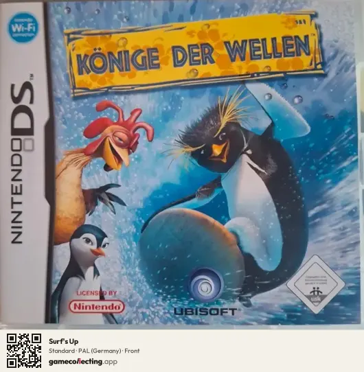 Surf's Up Nintendo DS, Germany box front