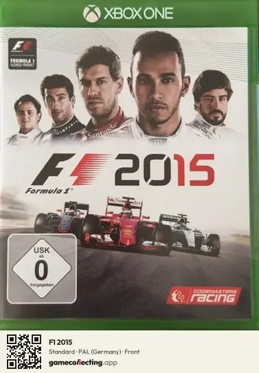 F1 2015 Xbox One, Germany box front
