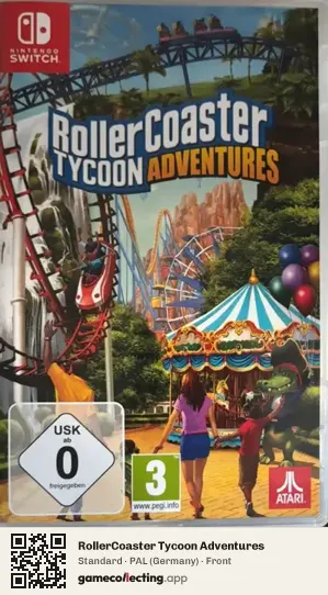 RollerCoaster Tycoon Adventures Nintendo Switch, Germany box front