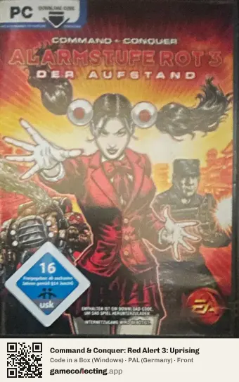 Command & Conquer: Red Alert 3: Uprising Computer, Germany box front