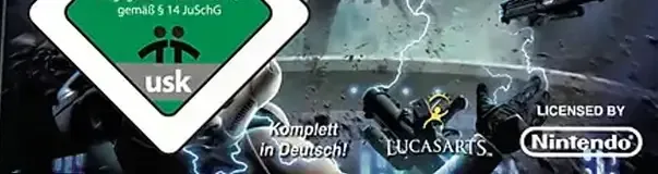 Star Wars: The Force Unleashed, the USK square on its front
