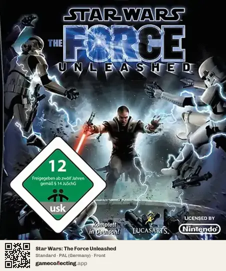 Star Wars: The Force Unleashed Nintendo DS, Germany box front