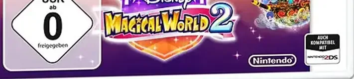 Disney Magical World 2, the USK square on its front