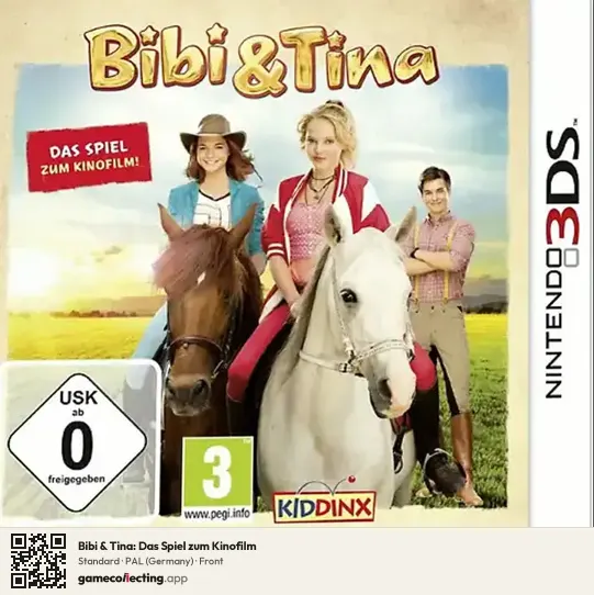 Bibi & Tina: Das Spiel zum Kinofilm Nintendo 3DS, Germany box front