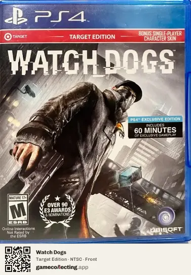 Watch Dogs PlayStation 4, NTSC box front