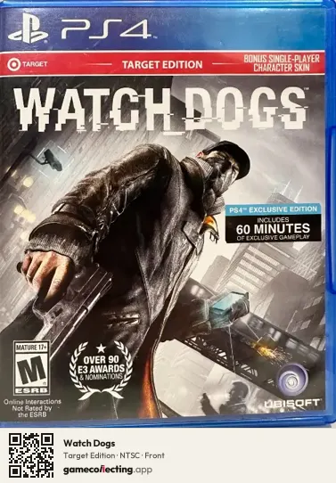 Watch Dogs PlayStation 4, NTSC box front