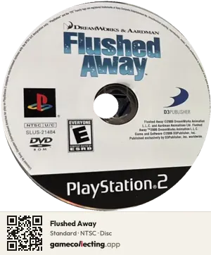 Flushed Away PlayStation 2, NTSC disc