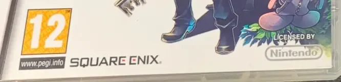 Kingdom Hearts 358/2 Days, the PEGI square on its front