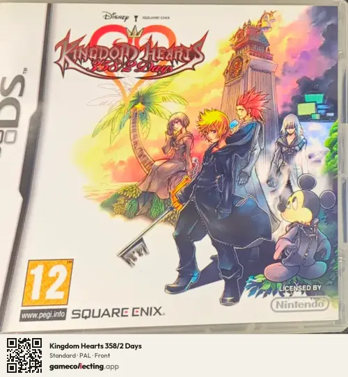 Kingdom Hearts 358/2 Days Nintendo DS, PAL box front
