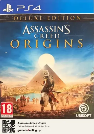 Assassin's Creed Origins PlayStation 4, Italy box front