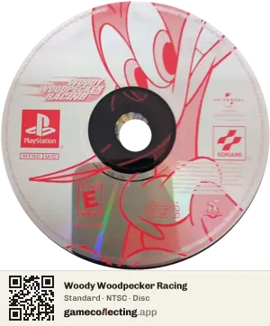 Woody Woodpecker Racing PlayStation, NTSC disc