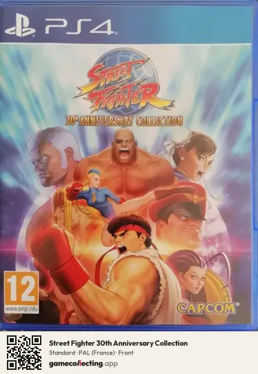 Street Fighter 30th Anniversary Collection PlayStation 4, France box front