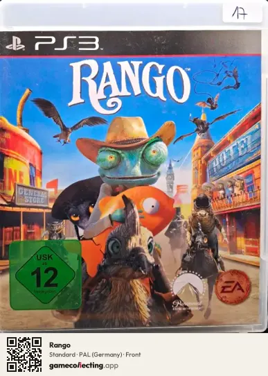 Rango PlayStation 3, Germany box front
