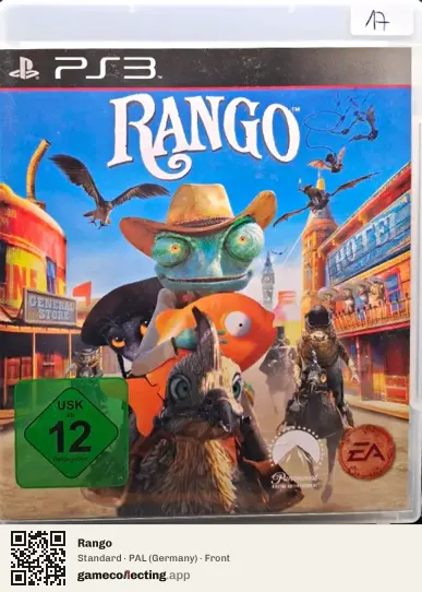 Rango PlayStation 3, Germany box front