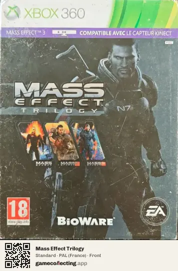 Mass Effect Trilogy Xbox 360, France box front